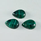 Malachite 1PC Small 6x9 MM Pear Cabochon Green Superior semi Precious Semi Precious Gemstone