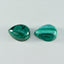 Malachite 1PC Large 8x12 MM Pear Cabochon Green Polished semi Precious Loose Gemstones