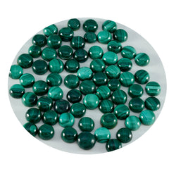 Malachite 10PC Tiny 3x3 MM Round Cabochon Green High Quality semi Precious Precious Gemstone