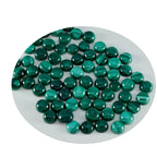 Malachite 10PC Tiny 4x4 MM Round Cabochon Green Natural semi Precious Gems