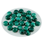 Malachite 1PC Tiny 6x6 MM Round Cabochon Green Superior semi Precious Loose Gemstone