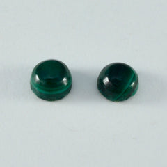 Malachite 1PC Large 10x10 MM Round Cabochon Green Sparkling semi Precious Gems