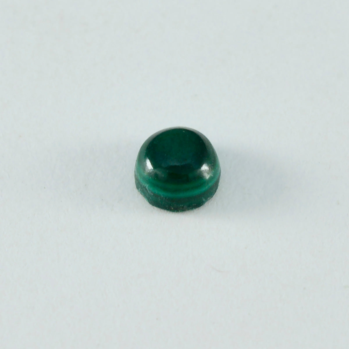 Malachite 1PC Large 11x11 MM Round Cabochon Green Polished semi Precious Loose Gems メイン画像