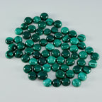 Malachite 10PC Tiny 4x4 MM Round Cabochon Green Natural semi Precious Gems