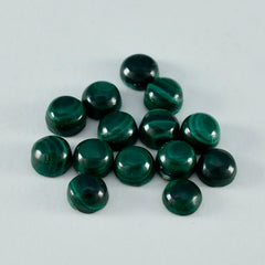 Malachite 10PC Tiny 5x5 MM Round Cabochon Green Genuine semi Precious Loose Gems