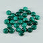 Malachite 1PC Tiny 6x6 MM Round Cabochon Green Superior semi Precious Loose Gemstone