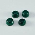 Malachite 1PC Medium 9x9 MM Round Cabochon Green Brilliant semi Precious Precious Gemstone
