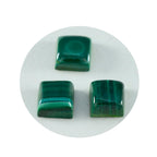 Malachite 1PC Large 10x10 MM Square Cabochon Green Pure semi Precious Precious Gemstone
