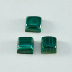 Malachite 1PC Small 7x7 MM Square Cabochon Green Natural semi Precious Loose Gemstone