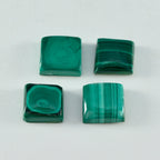 Malachite 1PC Medium 9x9 MM Square Cabochon Green Superior semi Precious Semi Precious Gemstone