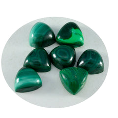 Malachite 10PC Tiny 4x4 MM Triangle Cabochon Green Sparkling semi Precious Loose Gemstone