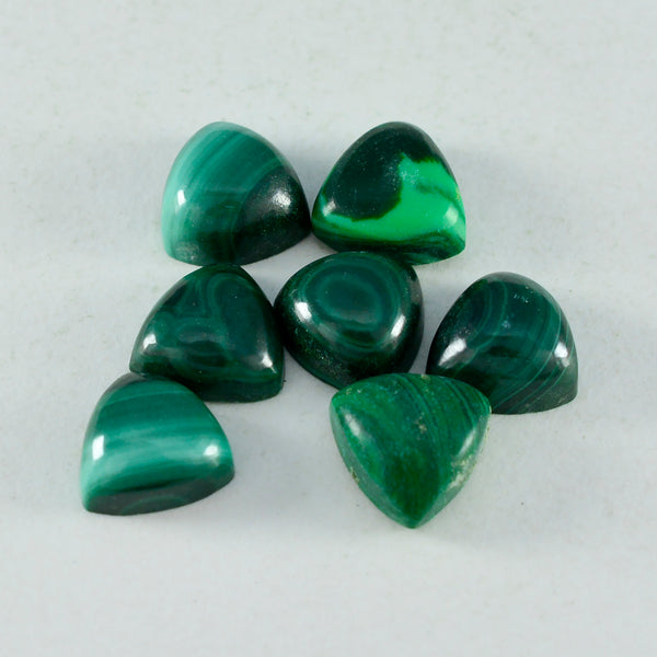 Malachite 1PC Tiny 6x6 MM Triangle Cabochon Green Splendid semi Precious Semi Precious Gemstone