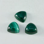 Malachite 1PC Large 11x11 MM Triangle Cabochon Green High Quality semi Precious Loose Gemstones