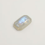 Moonstone 10PC Tiny 4x8 MM Baguette Cabochon White Fiery semi Precious Loose Gemstone