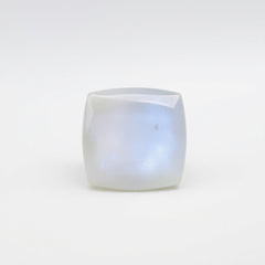 Moonstone 1PC Large 10x10 MM Cushion Cabochon White Polished semi Precious Loose Gemstones