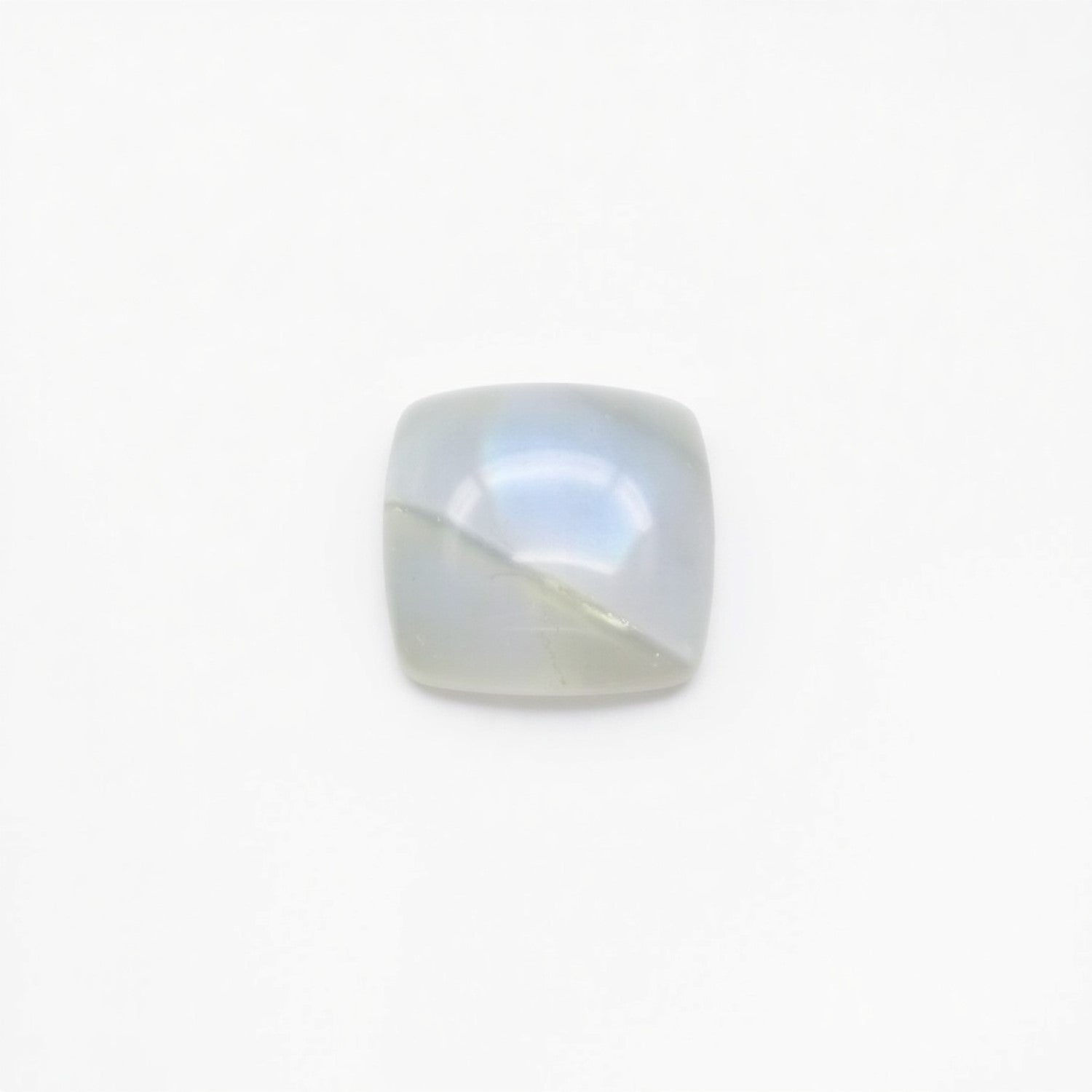 Moonstone 10PC Tiny 3x3 MM Cushion Cabochon White Natural semi Precious Loose Gemstone Hoofdafbeelding