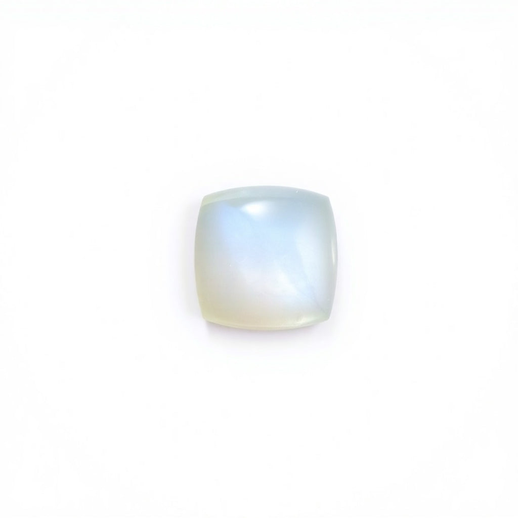 Moonstone 10PC Tiny 4x4 MM Cushion Cabochon White Genuine semi Precious Loose Gemstones
