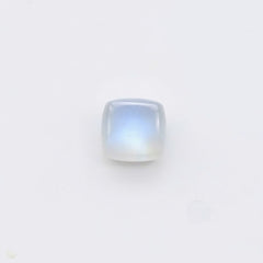 Moonstone 10PC Tiny 4x4 MM Cushion Cabochon White Genuine semi Precious Loose Gemstones
