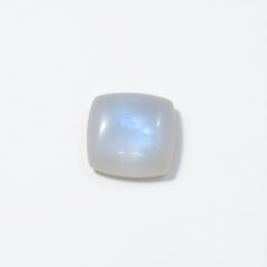 Moonstone 1PC Tiny 6x6 MM Cushion Cabochon White Pure semi Precious Precious Gemstone