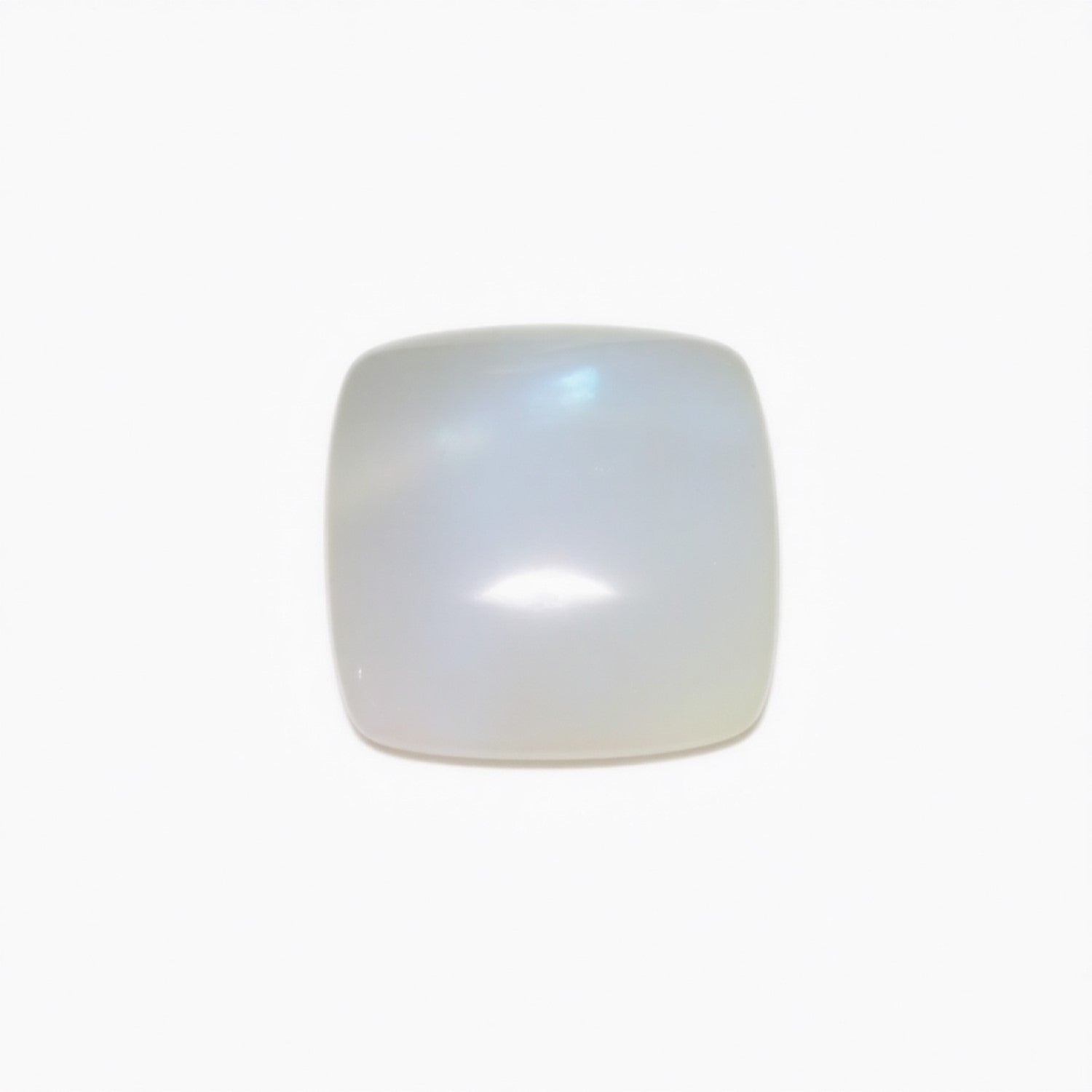 Moonstone 1PC Small 8x8 MM Cushion Cabochon White Brilliant semi Precious Loose Gems Второстепенное изображение товара