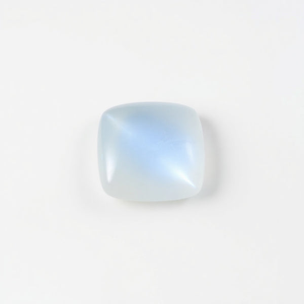 Moonstone 1PC Medium 9x9 MM Cushion Cabochon White Sparkling semi Precious Loose Gemstone