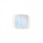 Moonstone 1PC Medium 9x9 MM Cushion Cabochon White Sparkling semi Precious Loose Gemstone