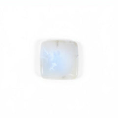 Moonstone 1PC Medium 9x9 MM Cushion Cabochon White Sparkling semi Precious Loose Gemstone