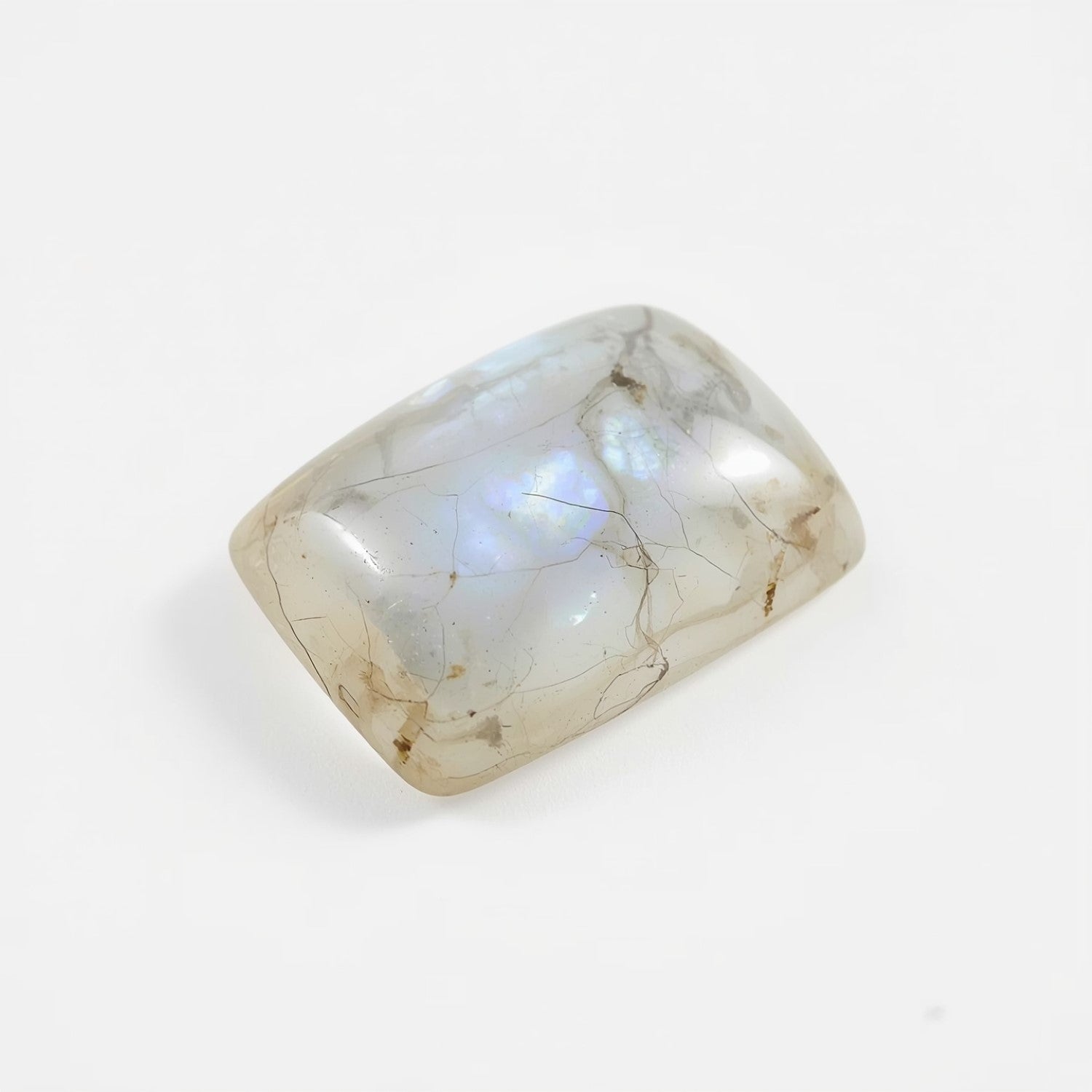 Moonstone 10PC Tiny 3x5 MM Emerald Cabochon White High-Quality semi Precious Loose Gemstones