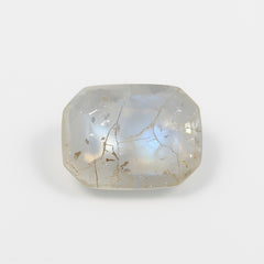 Moonstone 1PC Tiny 5x7 MM Emerald Cabochon White Genuine semi Precious Precious Gemstone