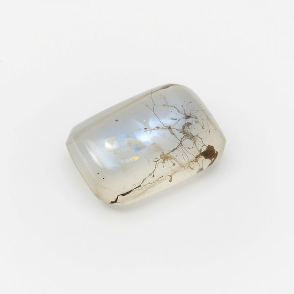 Moonstone 1PC Large 8x12 MM Emerald Cabochon White Splendid semi Precious Gems