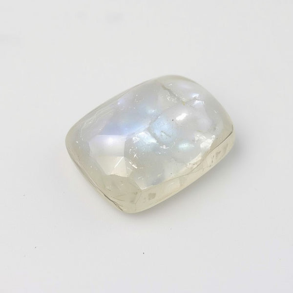 Moonstone 1PC Large 9x11 MM Emerald Cabochon White Polished semi Precious Precious Gemstone