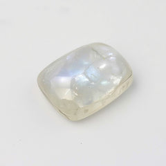 Moonstone 1PC Large 9x11 MM Emerald Cabochon White Polished semi Precious Precious Gemstone