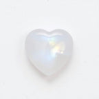 Moonstone 1PC Large 10x10 MM Heart Cabochon White Superior semi Precious Semi Precious Gemstone