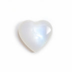 Moonstone 1PC Large 11x11 MM Heart Cabochon White Pure semi Precious Precious Gemstone