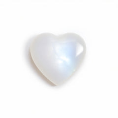 Moonstone 1PC Large 11x11 MM Heart Cabochon White Pure semi Precious Precious Gemstone