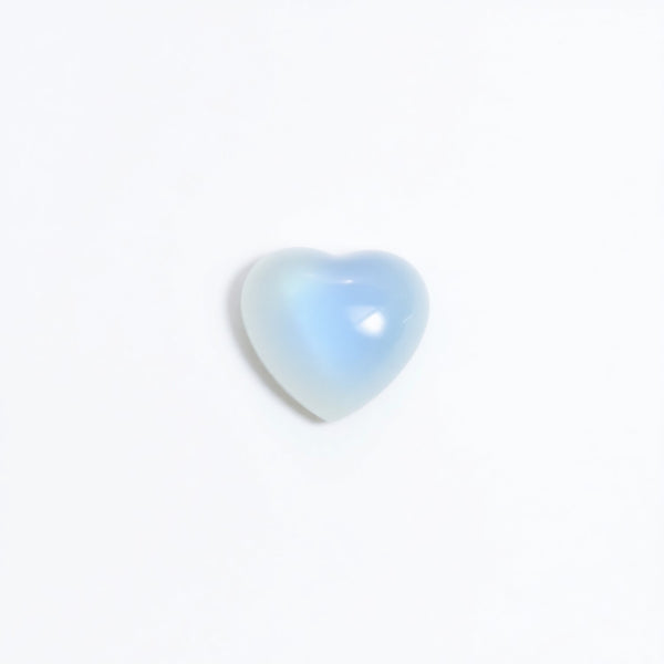 Moonstone 10PC Tiny 3x3 MM Heart Cabochon White Luster semi Precious Loose Gemstones