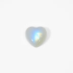 Moonstone 10PC Tiny 4x4 MM Heart Cabochon White Lustrous semi Precious Semi Precious Gemstone