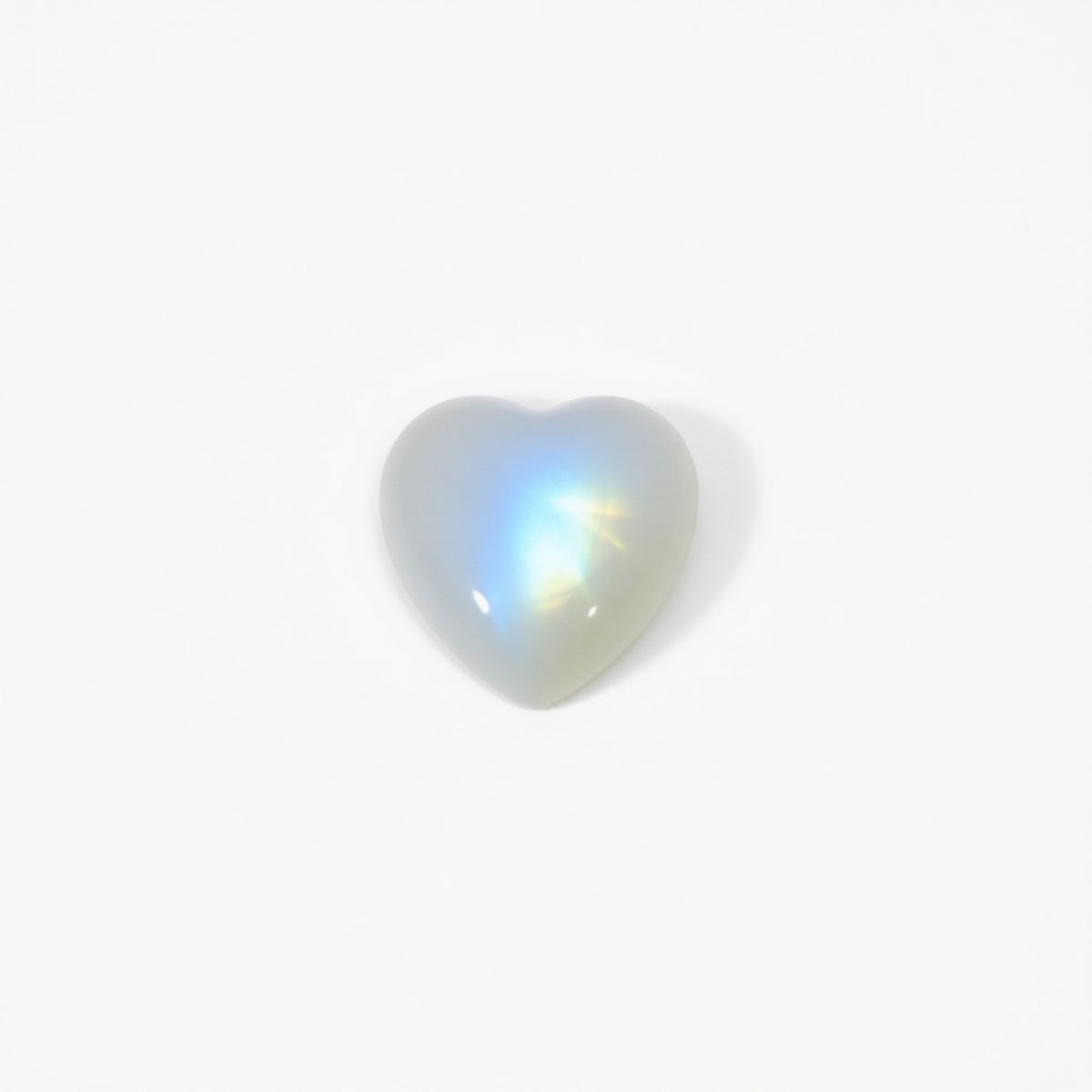 Moonstone 10PC Tiny 4x4 MM Heart Cabochon White Lustrous semi Precious Semi Precious Gemstone