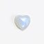Moonstone 10PC Tiny 5x5 MM Heart Cabochon White Shine semi Precious Precious Gemstone