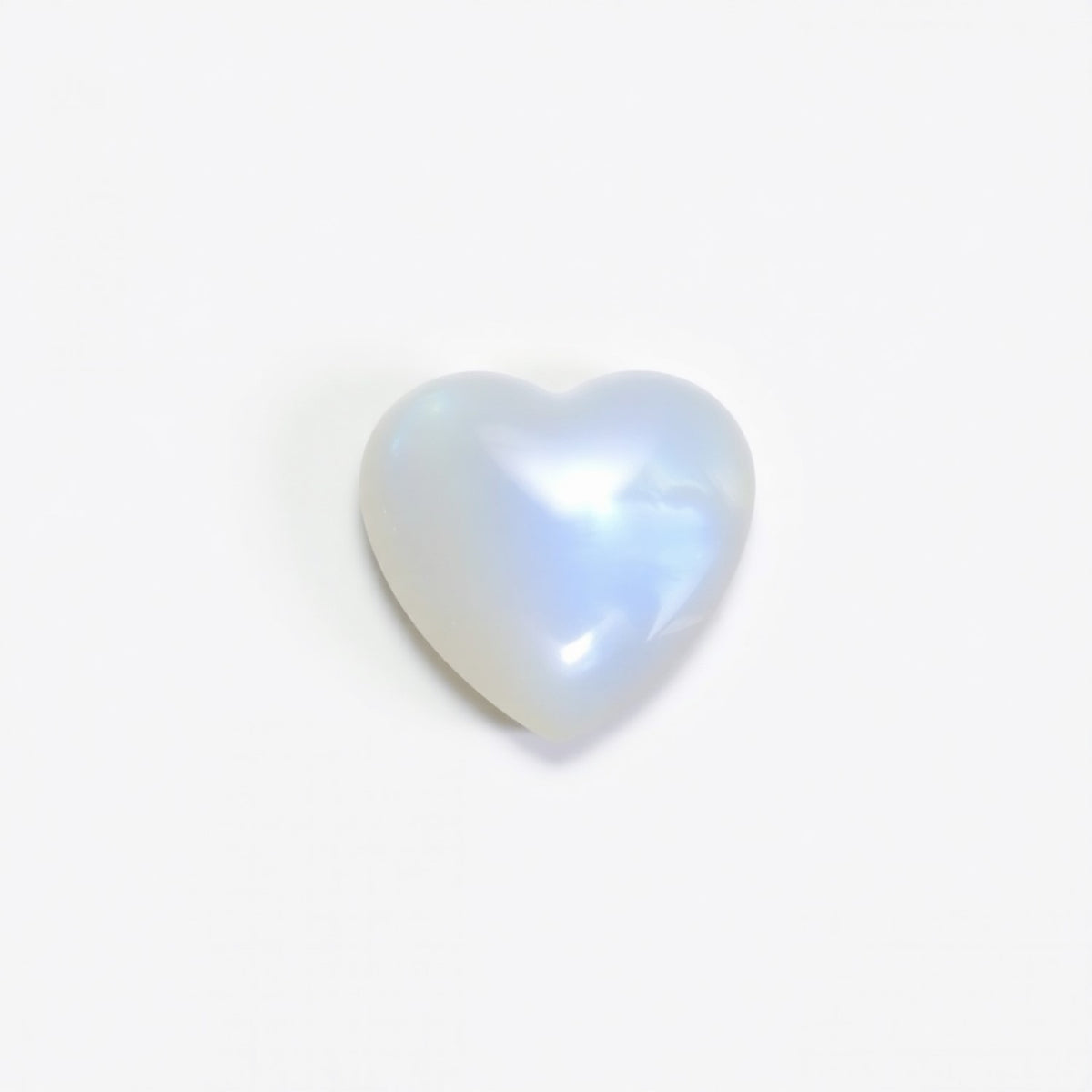 Moonstone 10PC Tiny 5x5 MM Heart Cabochon White Shine semi Precious Precious Gemstone