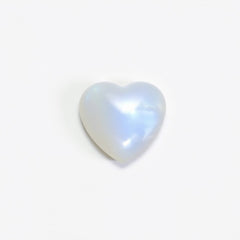 Moonstone 10PC Tiny 5x5 MM Heart Cabochon White Shine semi Precious Precious Gemstone
