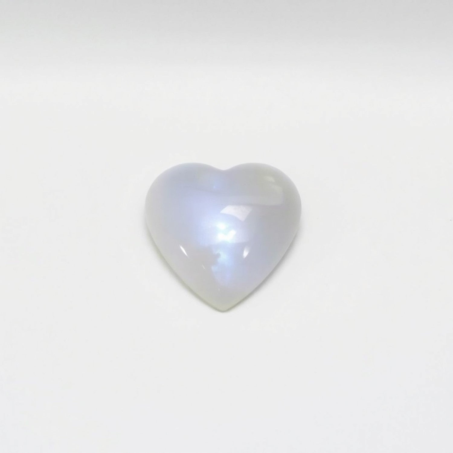 Moonstone 10PC Tiny 5x5 MM Heart Cabochon White Shine semi Precious Precious Gemstone