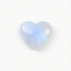 Moonstone 1PC Tiny 6x6 MM Heart Cabochon White Fine semi Precious Gems