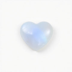 Moonstone 1PC Tiny 6x6 MM Heart Cabochon White Fine semi Precious Gems
