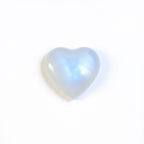 Moonstone 1PC Small 7x7 MM Heart Cabochon White High-Quality semi Precious Loose Gems