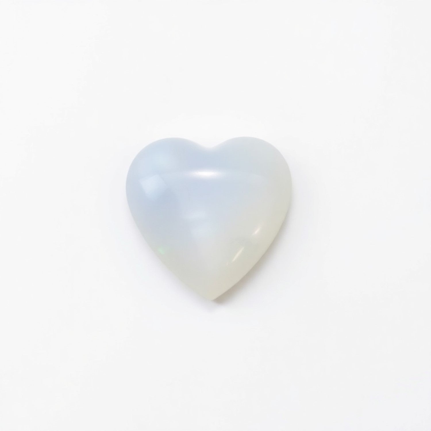 Moonstone 1PC Small 7x7 MM Heart Cabochon White High-Quality semi Precious Loose Gems