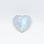 Moonstone 1PC Small 8x8 MM Heart Cabochon White Natural semi Precious Loose Gemstone