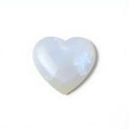 Moonstone 1PC Medium 9x9 MM Heart Cabochon White Genuine semi Precious Loose Gemstones