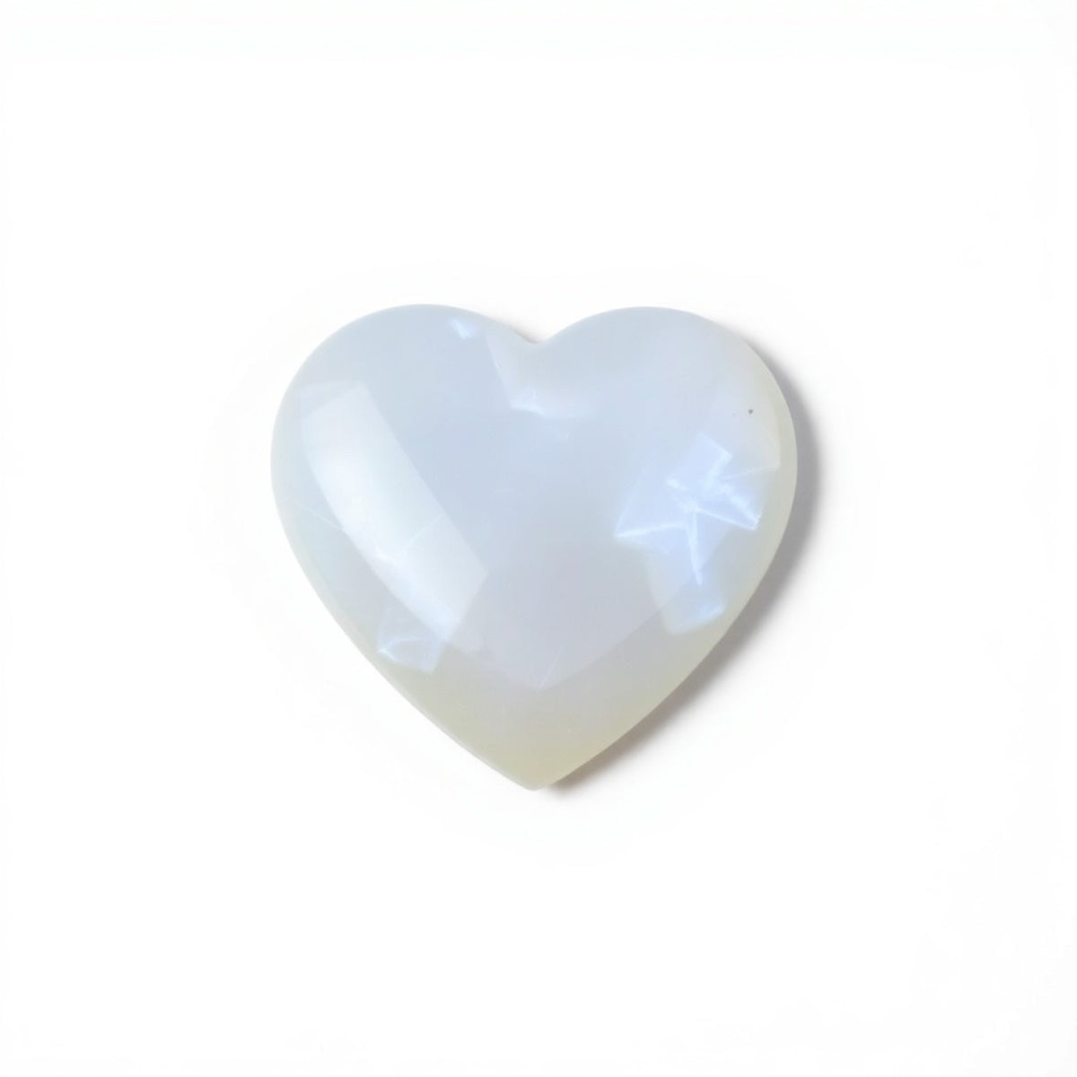 Moonstone 1PC Medium 9x9 MM Heart Cabochon White Genuine semi Precious Loose Gemstones
