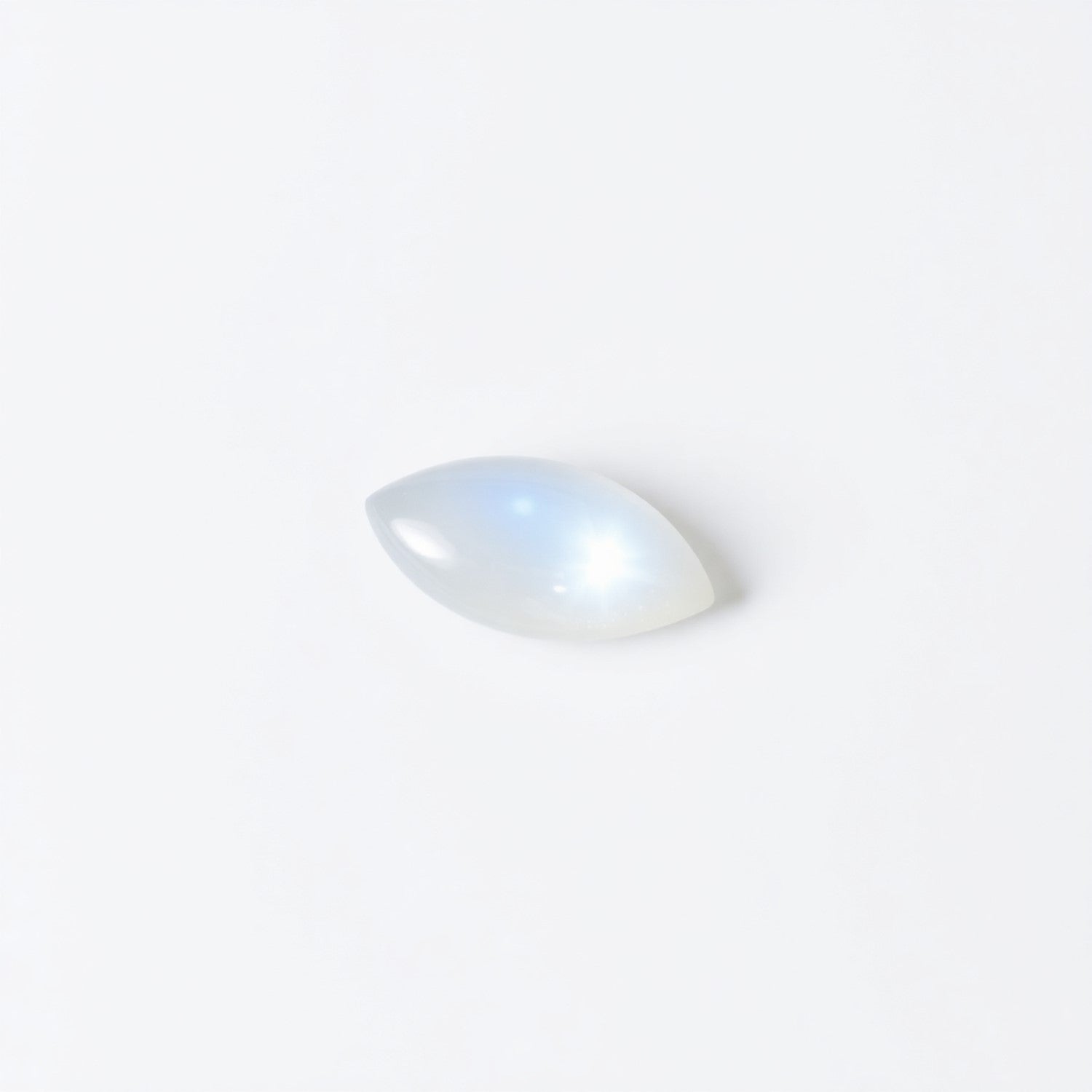 Moonstone 1PC Small 5x10 MM Marquise  Cabochon White Luster semi Precious Loose Gemstones Immagine principale del prodotto